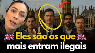 5 NACIONALIDADES que mais entram ILEGALMENTE no REINO UNIDO! 2025