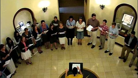 GB-TAC__Choir practice in the rotunda