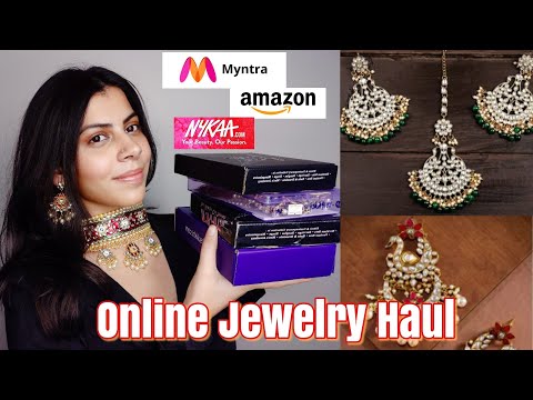 BEST AFFORDABLE INDIAN JEWELRY ONLINE HAUL PART 1 II AMAZON INDIA, MYNTRA, NYKAA