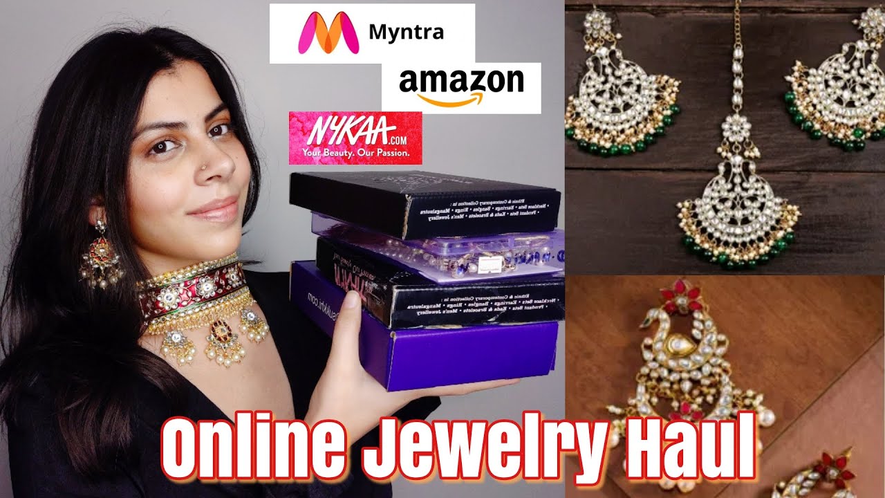 BEST AFFORDABLE INDIAN JEWELRY ONLINE HAUL PART 1 II AMAZON INDIA