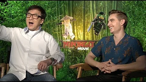 THE LEGO NINJAGO MOVIE interviews - Jackie Chan, F...