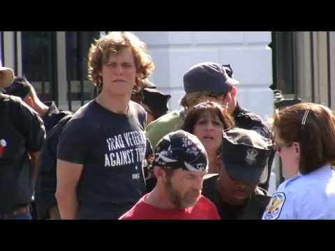 The Taking of Rights - Fascist American Nazi Police Arrest Cindy Sheehan