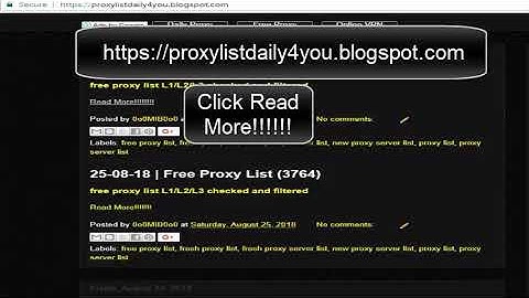 Free proxy lists High Quality proxy servers