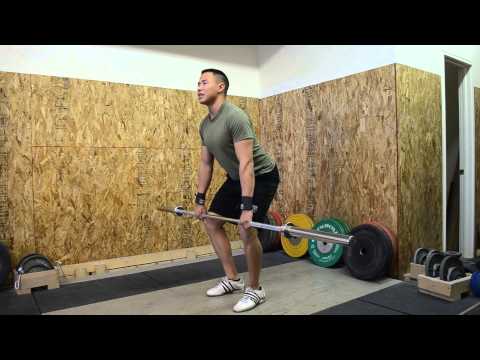 Clean pull with pause at hang
