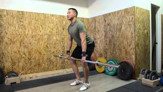Clean pull with pause at hang