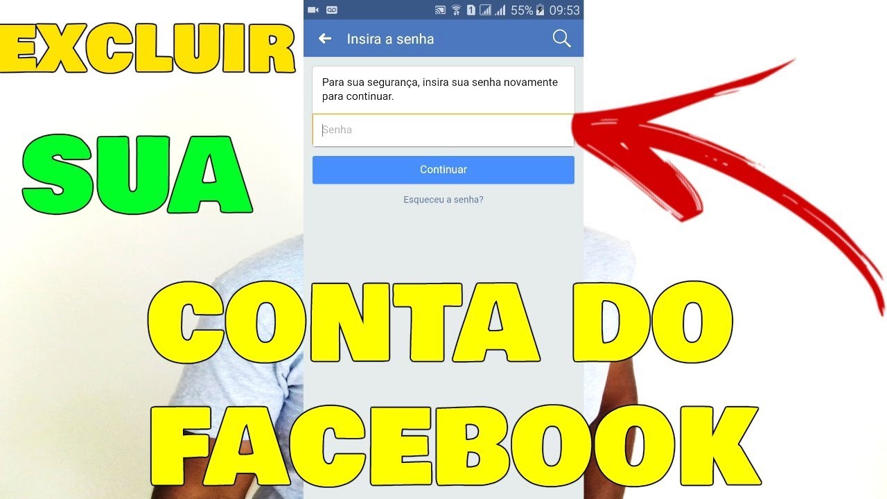 Como Excluir Sua Uma Conta Do Facebook Pelo Celular YouTube