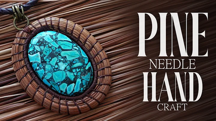 Handmade Jewelry from Wasted DIY l From Pine needles to Necklace Turquoise Pendant