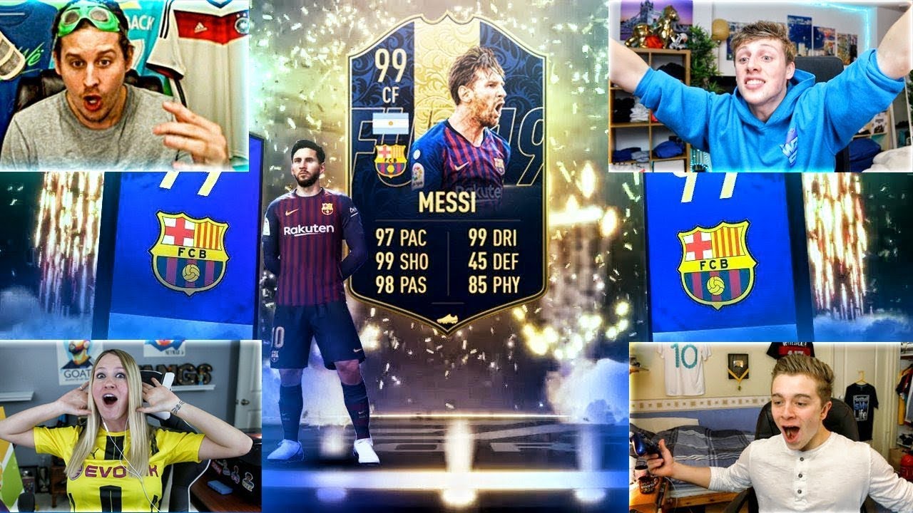 TOTY MESSI IN THE BEST TOTY PACK OPENINGS!! FIFA 19