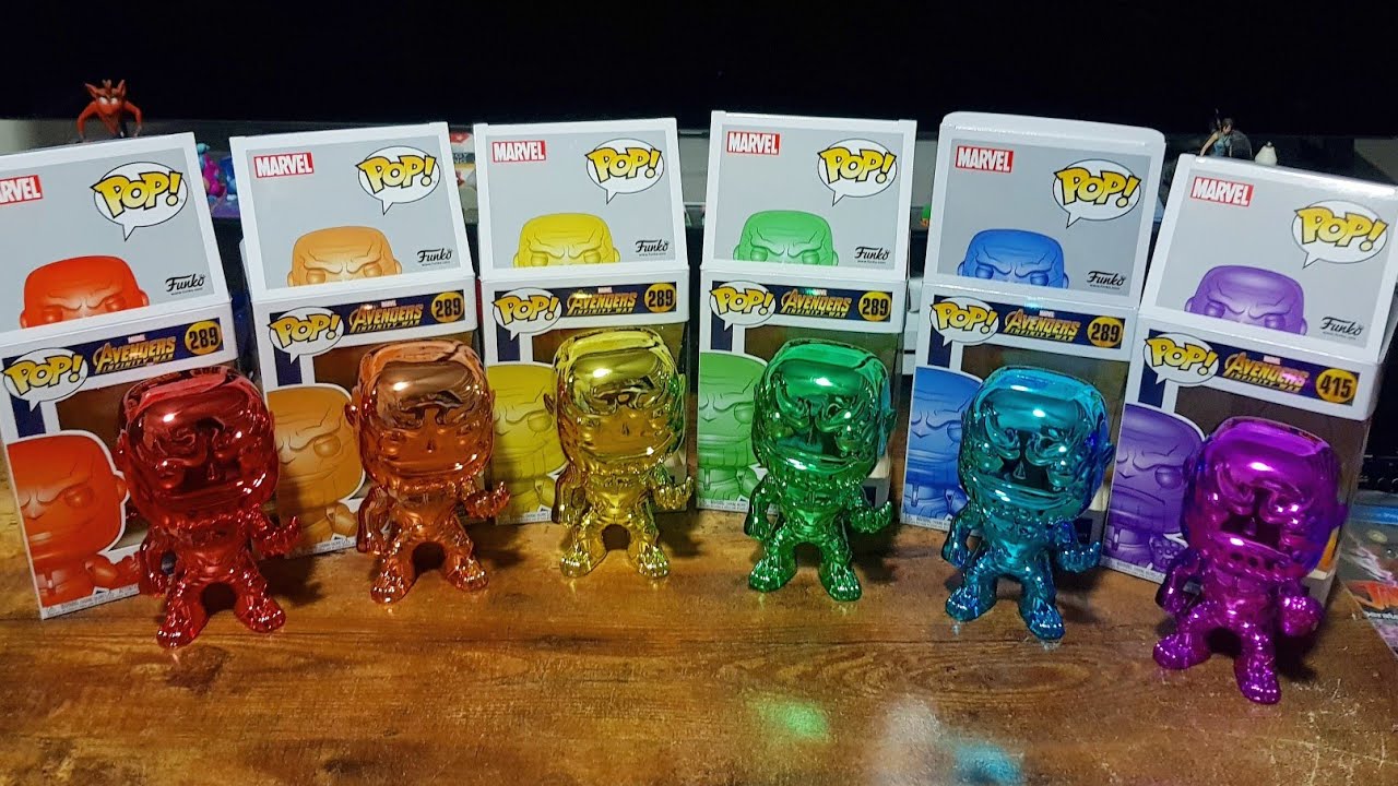 thanos chrome funko pop