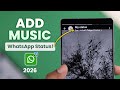 How to Add Music to WhatsApp Status!