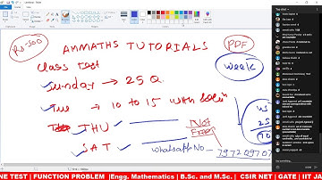 #21 Real analysis online test | Function problem | CSIR NET | GATE MATHS | IIT JAM MATHS