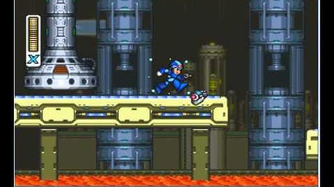 MegaMan X Complete Run Part 3 Flame Mammoth Stage