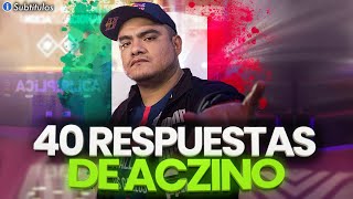 40 RESPUESTAS de ACZINO PRIME 🇲🇽 🤯 ¿es el mejor?