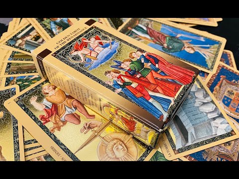 Карты Таро "Золотое Флорентийское Таро" Италия (Golden Tarot of the Renaissance).