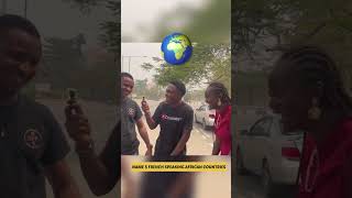 Name 5 French speaking African Countries #africa #frenchspeaking #connectslogtv #shorts