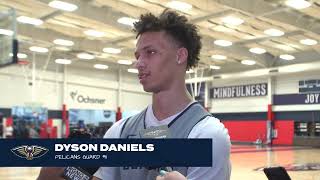 Dyson Daniels talks Zion Williamson, Ejection | New Orleans Pelicans