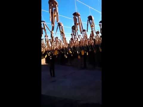 Video: The Tower of Chairs - Original Installation by Tadashi Kawamata