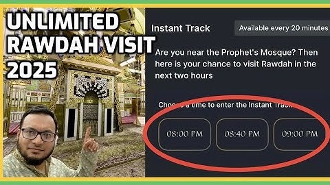 New Rawdah Visit Rule 2025: UNLIMITED Permit Nusuk App Update: Instant Track No 365 Days Umrah S3E37