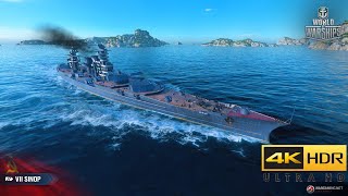 World of Warships - Sinop 95K #1017 | ranked | 4K HDR PQ 60 FPS | russion tier VII bb