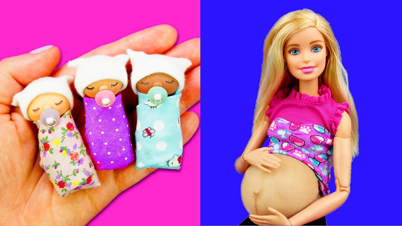 how to make barbie doll with clay