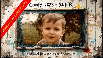 ✨Restore 📸 Old Photos Like Magic!🪄 Supir & Comfy UI Image Restoration Tutorial