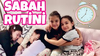 Sınav Haftası Okul Sabah Rutini Vlog || Evde SAHUR Sonrası Sabah Cümbüşü :)