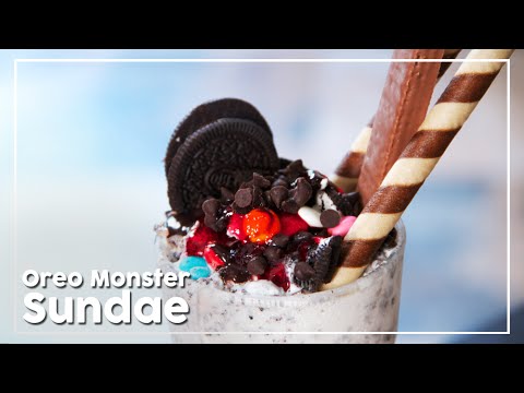 Oreo Monster Sundae - Sweet and Crunchy Dessert Recipe - Today's Special With Shantanu