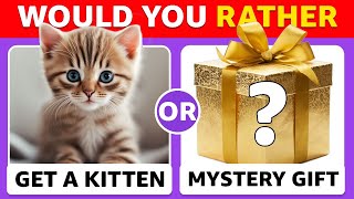 Would You Rather...? MYSTERY Gift Edition 🎁❓_ Challenge Quiz _ #wouldyourather #quiz