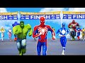 POWER RANGERS VS SPIDERMAN TEAM | Running Challenge #121 (Funny Contest) - GTA V Mods