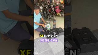 Pin xe đạp điện thay cho 4 bình acquy nhỏ | Pinxedien