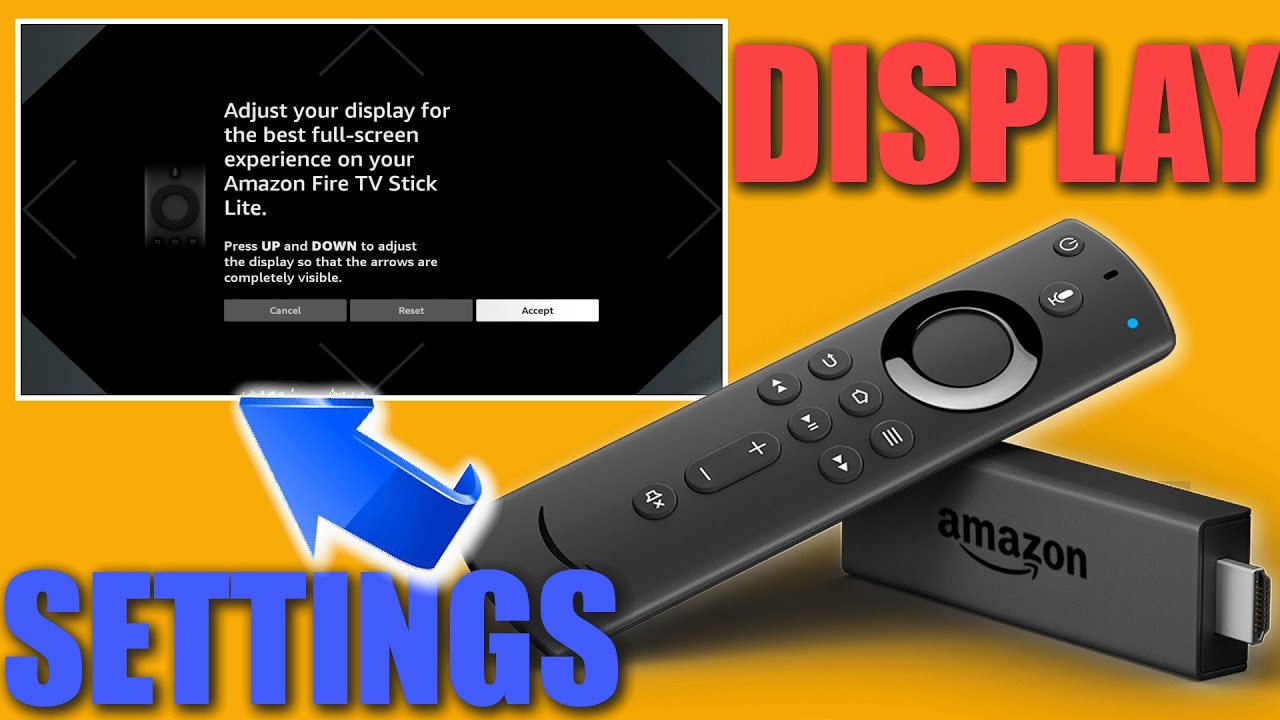 Firestick – How to Setup Display – Resize Display, Set Color Depth, Adjust Resolution – 2023