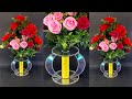 BEAUTIFUL FLOWER VASE OUT OF CD DISC | BEST OUT OF WASTE | WASTE CD DISC RE-USE IDEA