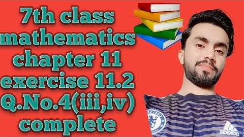 7th exercise 11.2 Q.No 4 (iii,iv) complete,7th class math practical Geometry,iqbal sun series