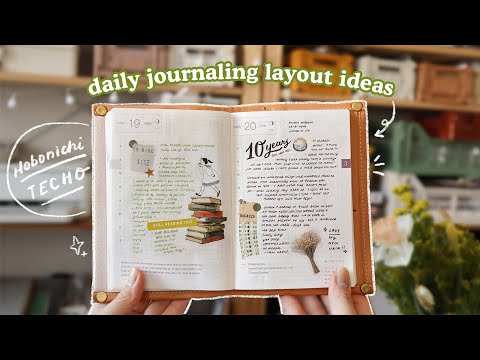 Hobonichi Techo Journal Layout Ideas | Abbey Sy - YouTube