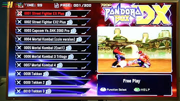 2021 New Pandora Box DX 3000 in 1 family version board can save game progress support 3P 4P games