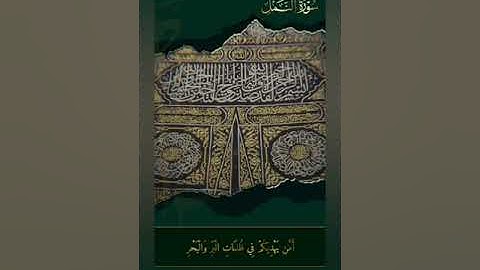 تلاوة ماتيسر من سورة النمل / لفضيلة الشيخ : سالم بن سعد الطـويـل ، غفرالله له ولوالديه