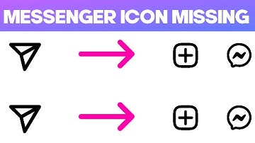 How To Fix instagram messenger update not showing | messenger icon missing android & ios