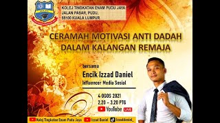 CERAMAH MOTIVASI ANTI DADAH DALAM KALANGAN REMAJA
