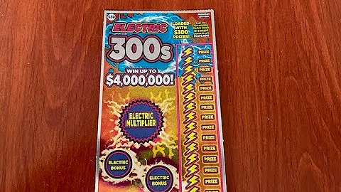 New $30 Electric 300s - Michigan Lottery - 6/8/25