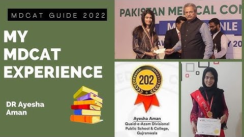 Ayesha Aman MDCAT Topper 2021| Marks 202/210