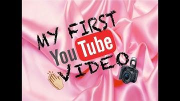My First Youtube VIDEO! FINALLY!