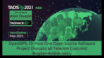 OpenSIPS. Or How One Open Source Software Project Disrupts all Telecom Customs! Bogdan-Andrei Iancu