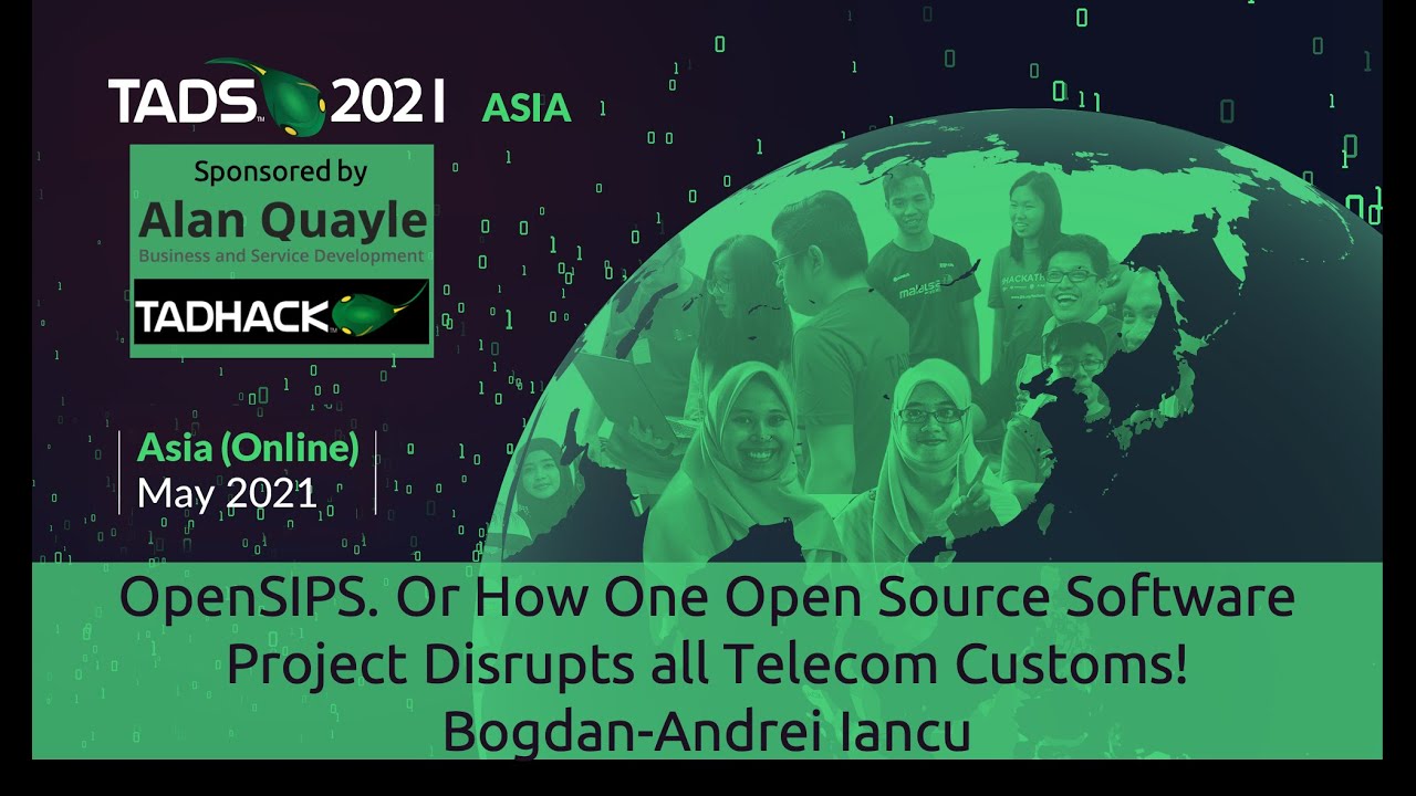 OpenSIPS. Or How One Open Source Software Project Disrupts all Telecom Customs! Bogdan-Andrei Iancu