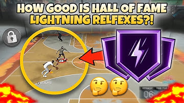 HOW GOOD IS HALL OF FAME LIGHTNING REFLEXES IN 2K21⁉️🤔 | Badge Breakdown