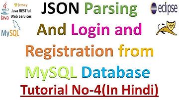 Android MySQL-Tutorial No-04 Login And Check Existence and  Parsing  (In Hindi)
