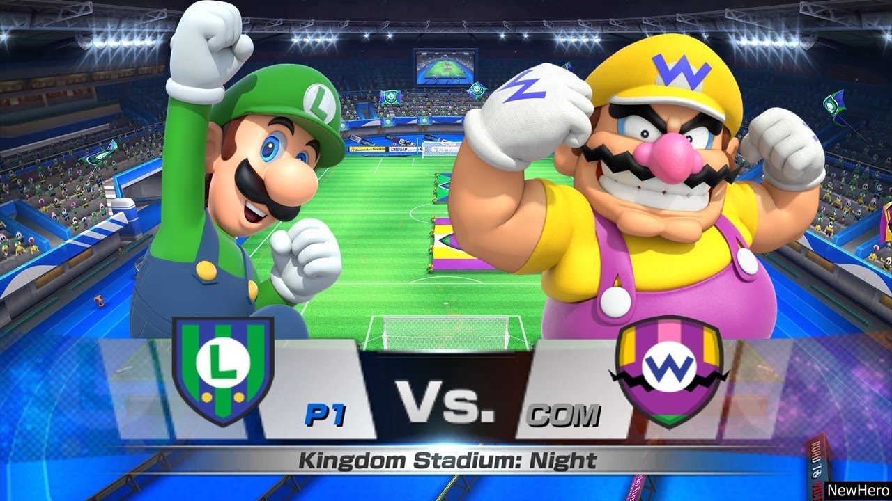 Mario Sports Superstars - Luigi/Mario Vs. Wario/Peach