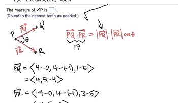 Example: Using Vectors to Find the Angles of a Triangle