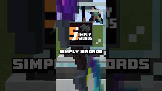 Review Mod: Simply Swords 🐦‍🔥  #minecraft #minecraftmods #weapons #gaming #shorts