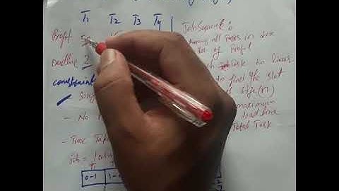 2 1 Job Sequence problem, Coin change problem using greedy algorithm