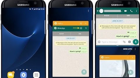 Samsung s7 how to split screen new UPDATE